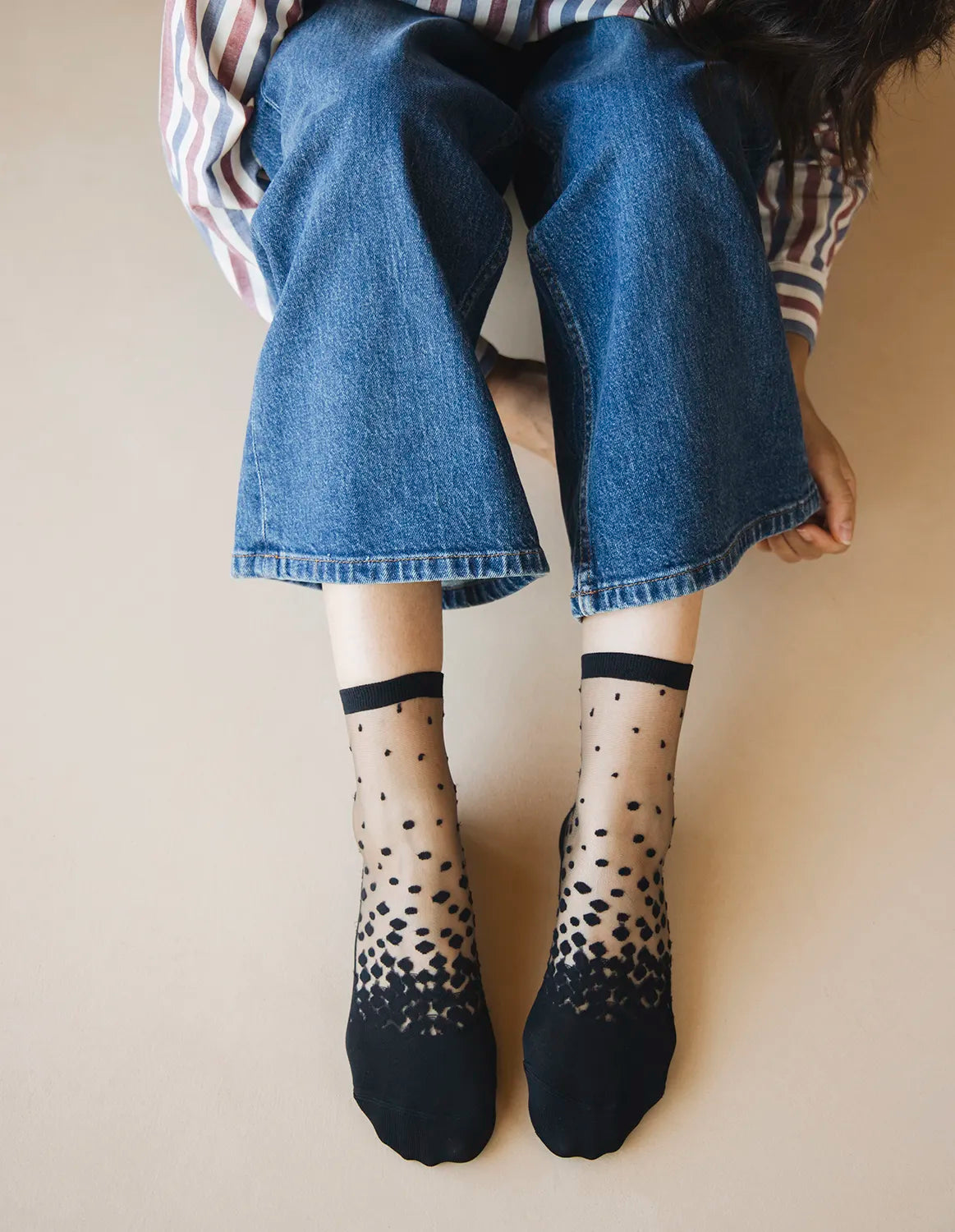 Nakameguro socks - zwart