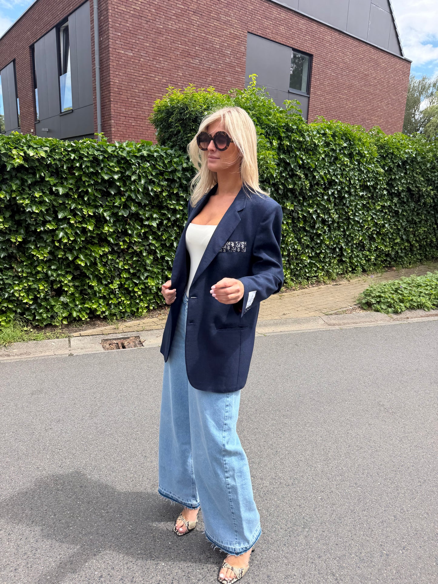 Dior blazer linnen oversized