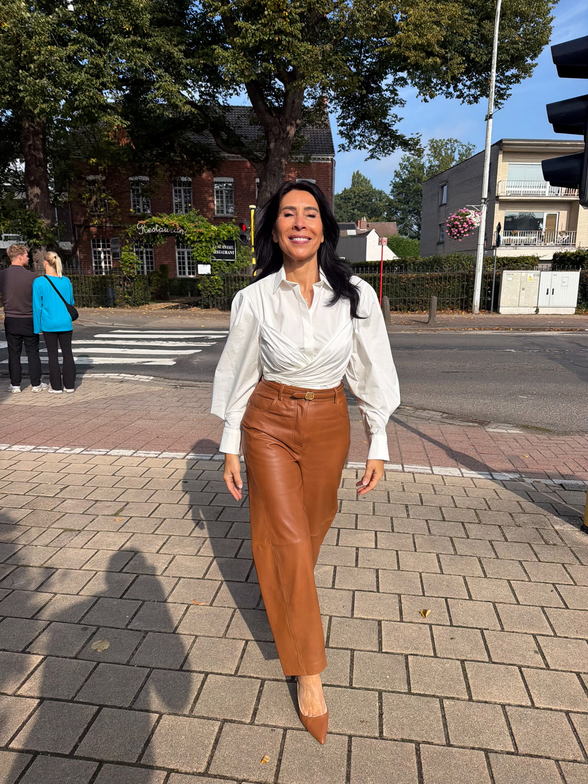 Parla balloon pants - camel
