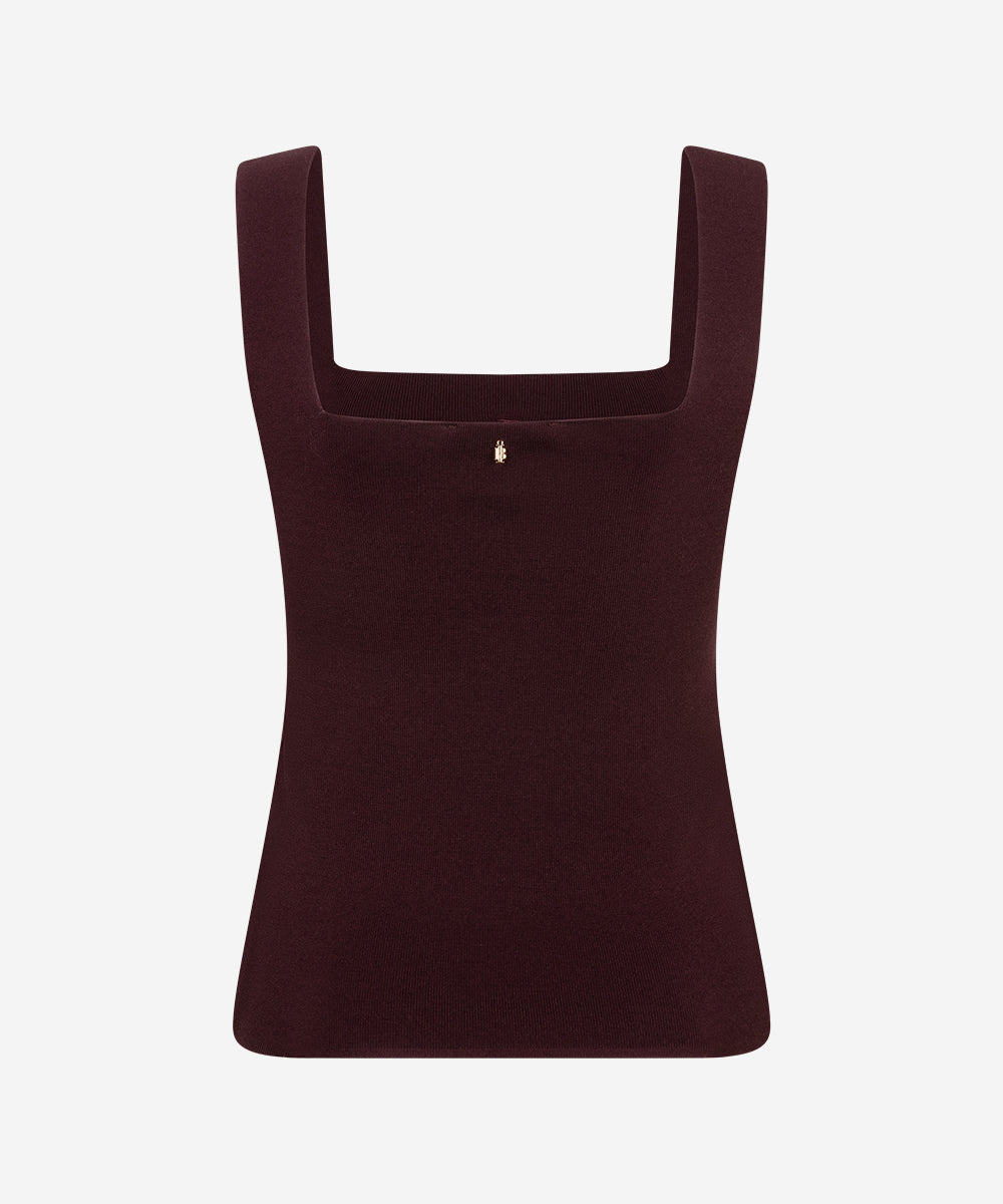 Kara top - Stone brown