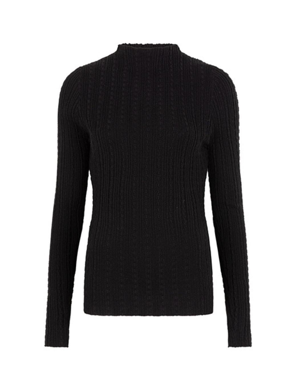 Rose top | zwart