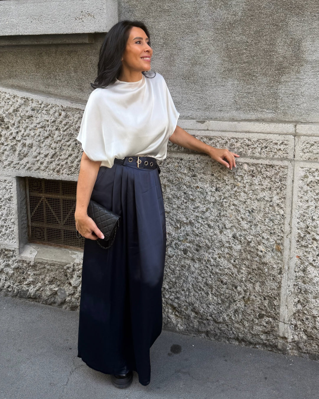 cape blouse 100% zijde