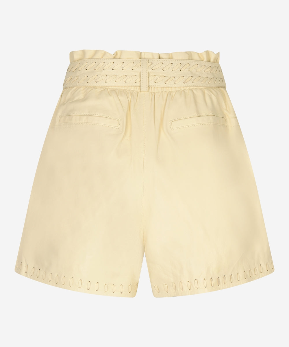 Sasha short 100% leder