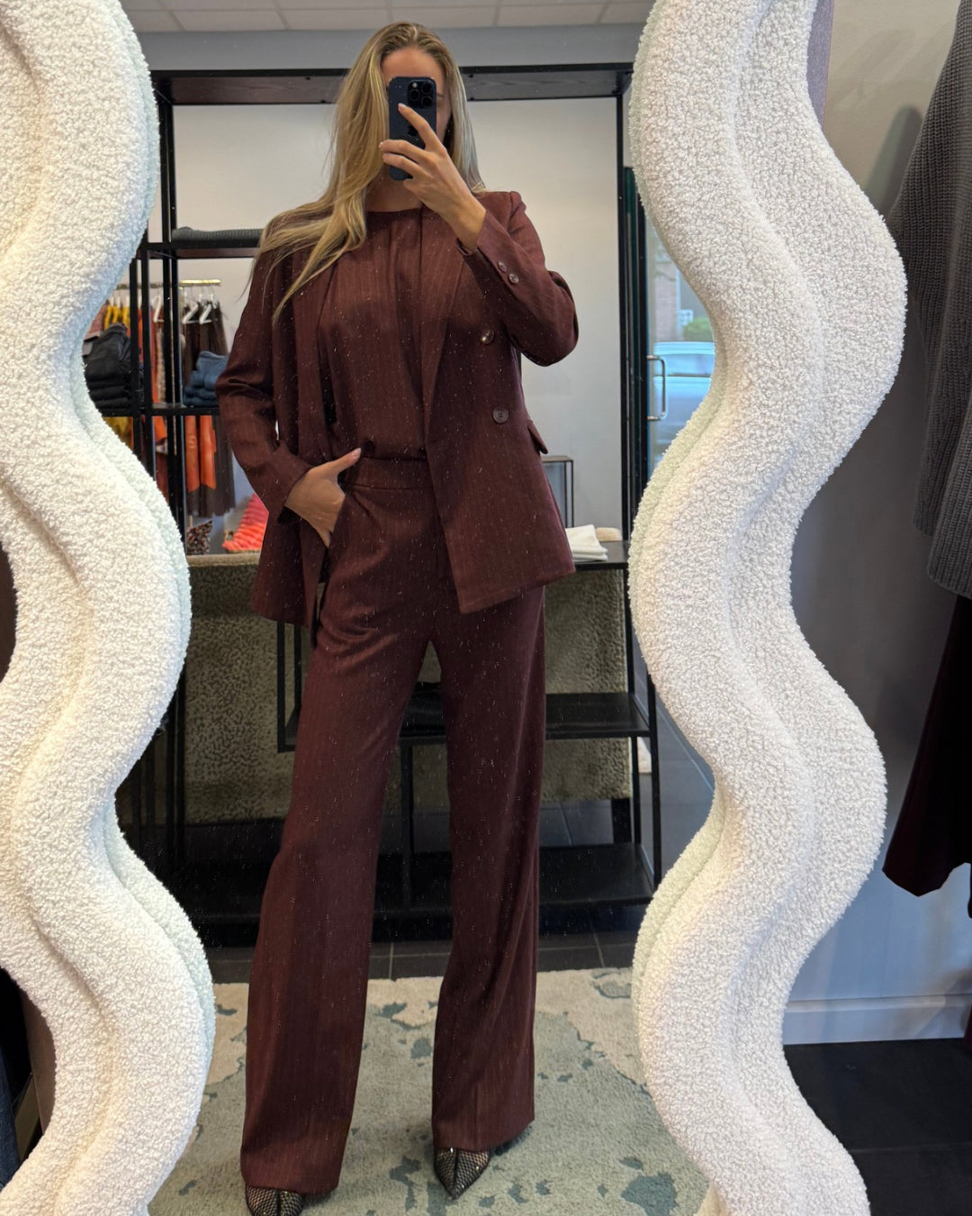 blazer | bordeau