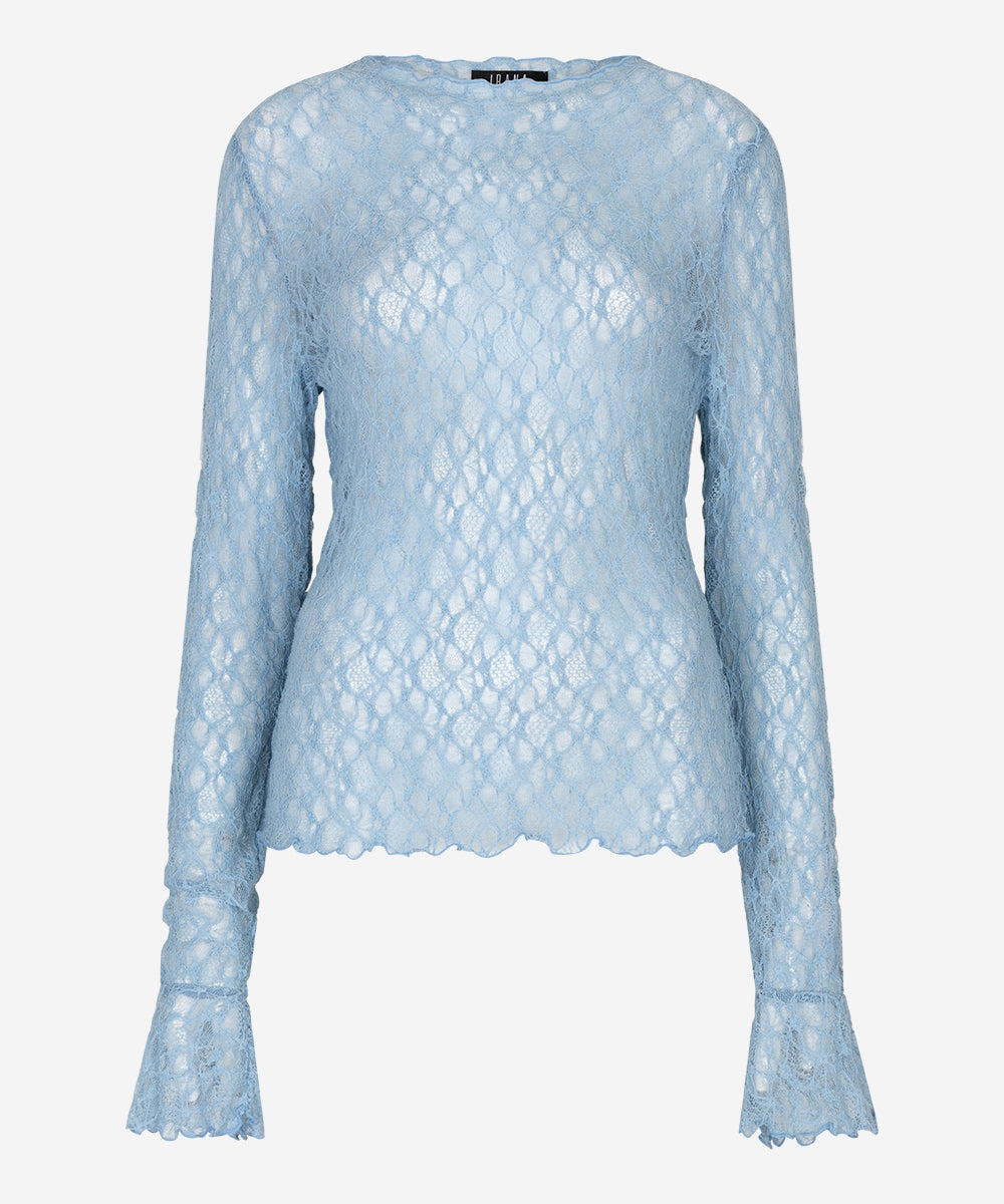 Taola top | lichtblauw