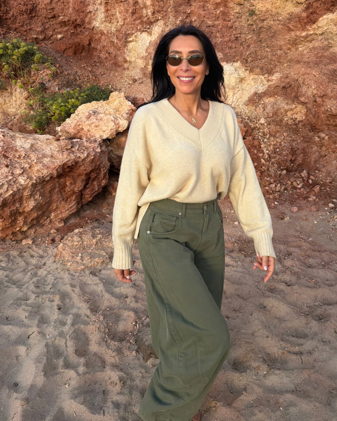 Michelle jeans | khaki