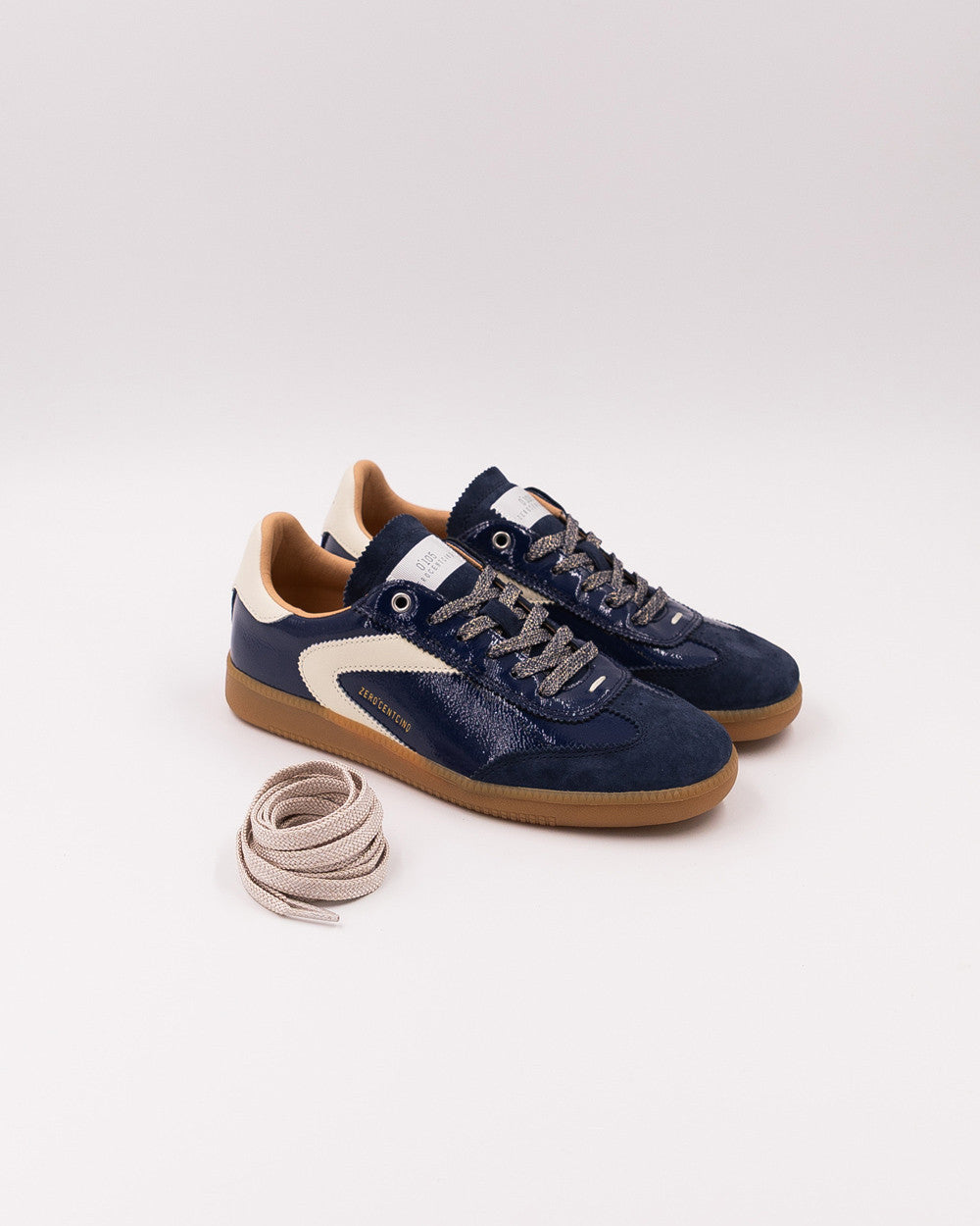 Nova navy polish sneakers