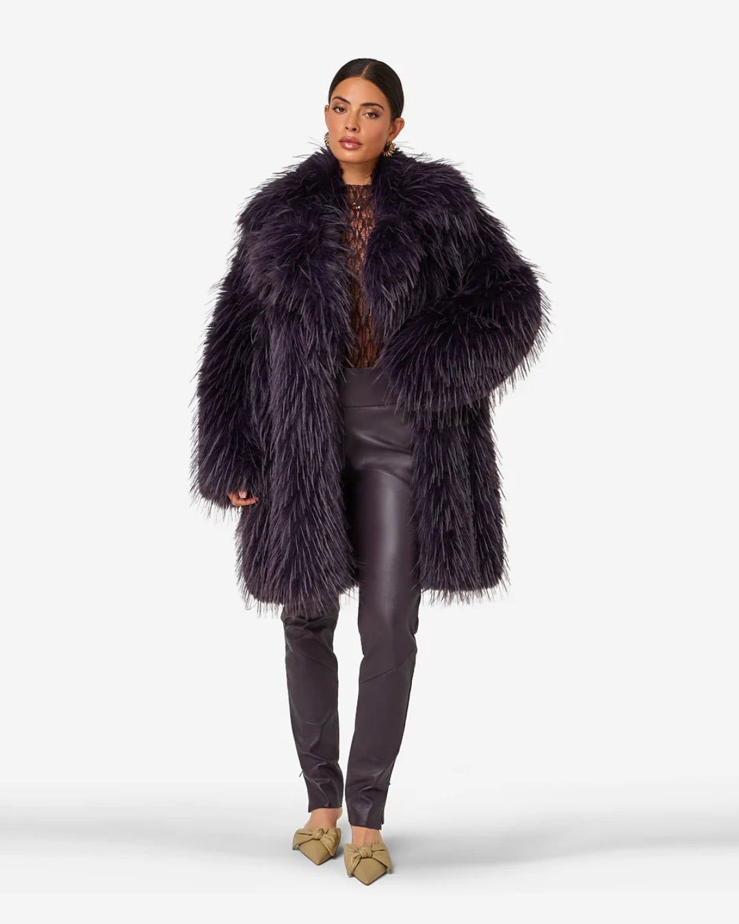 Cada faux fur coat