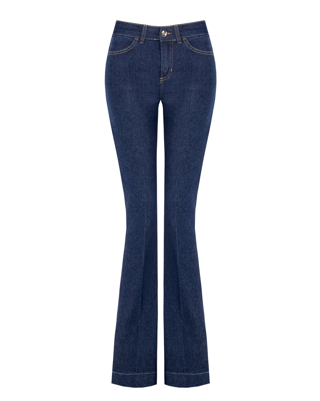 flared jeans met stretch