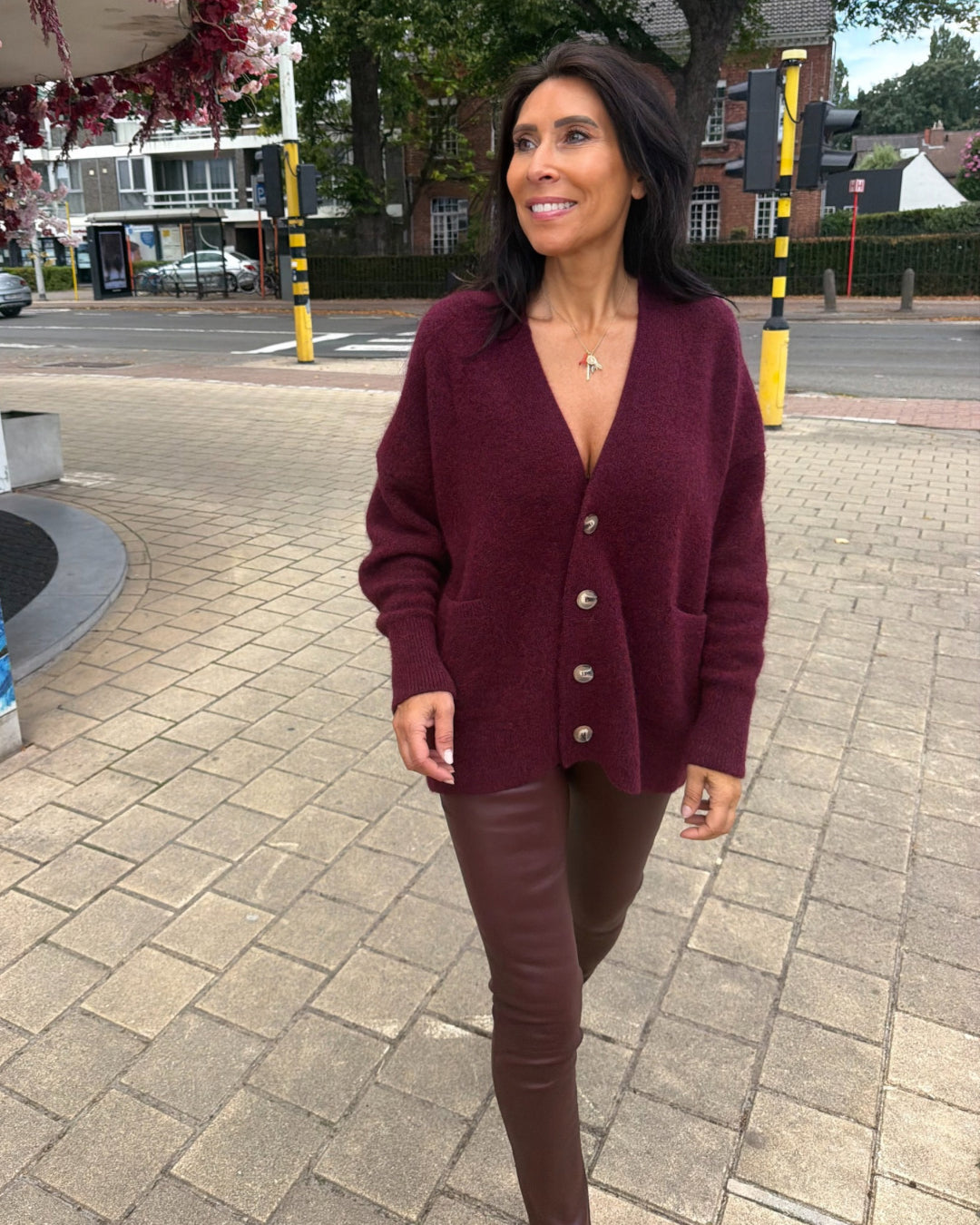 Pollie legging burgundy