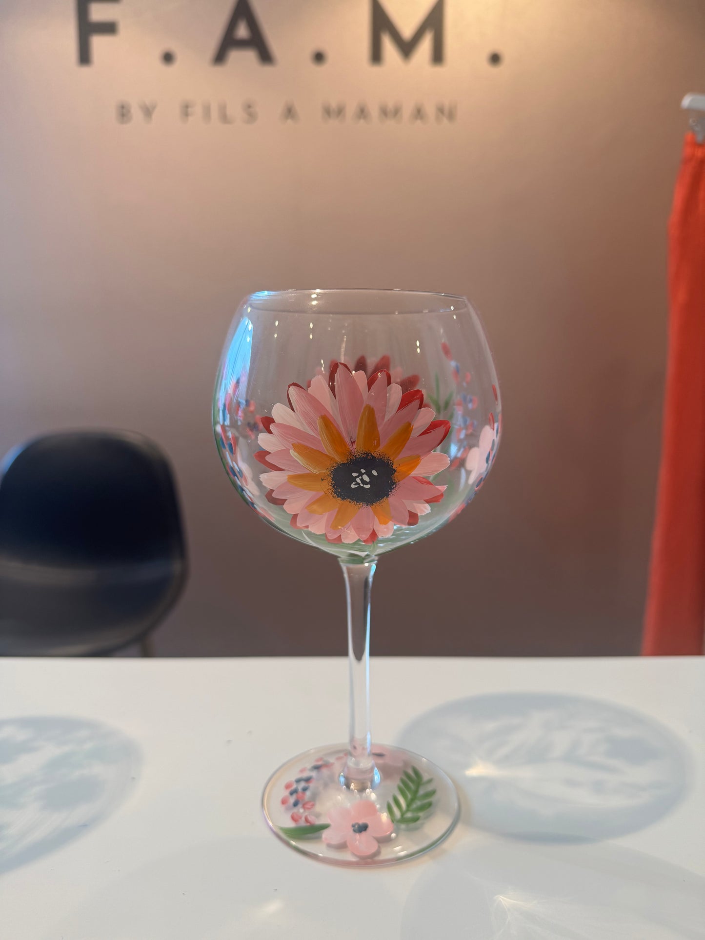 gin glas - lila