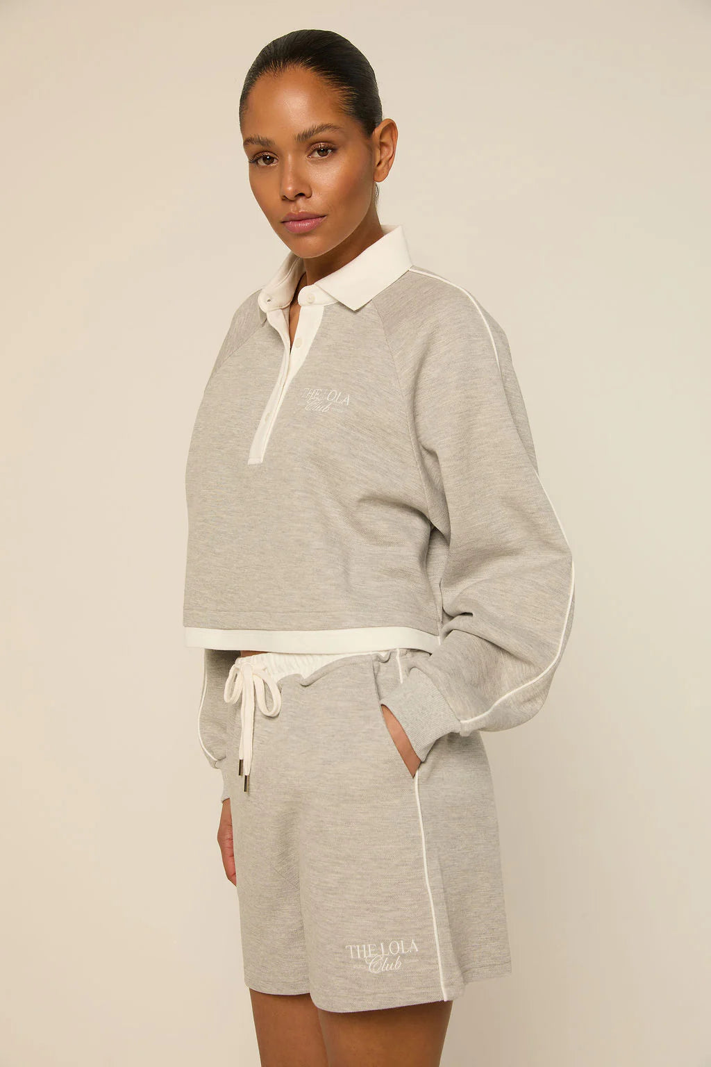 Kaya short - light grey