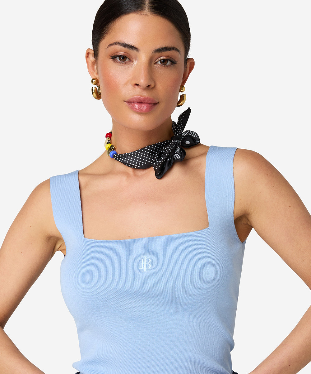 Kara top - Canal blue