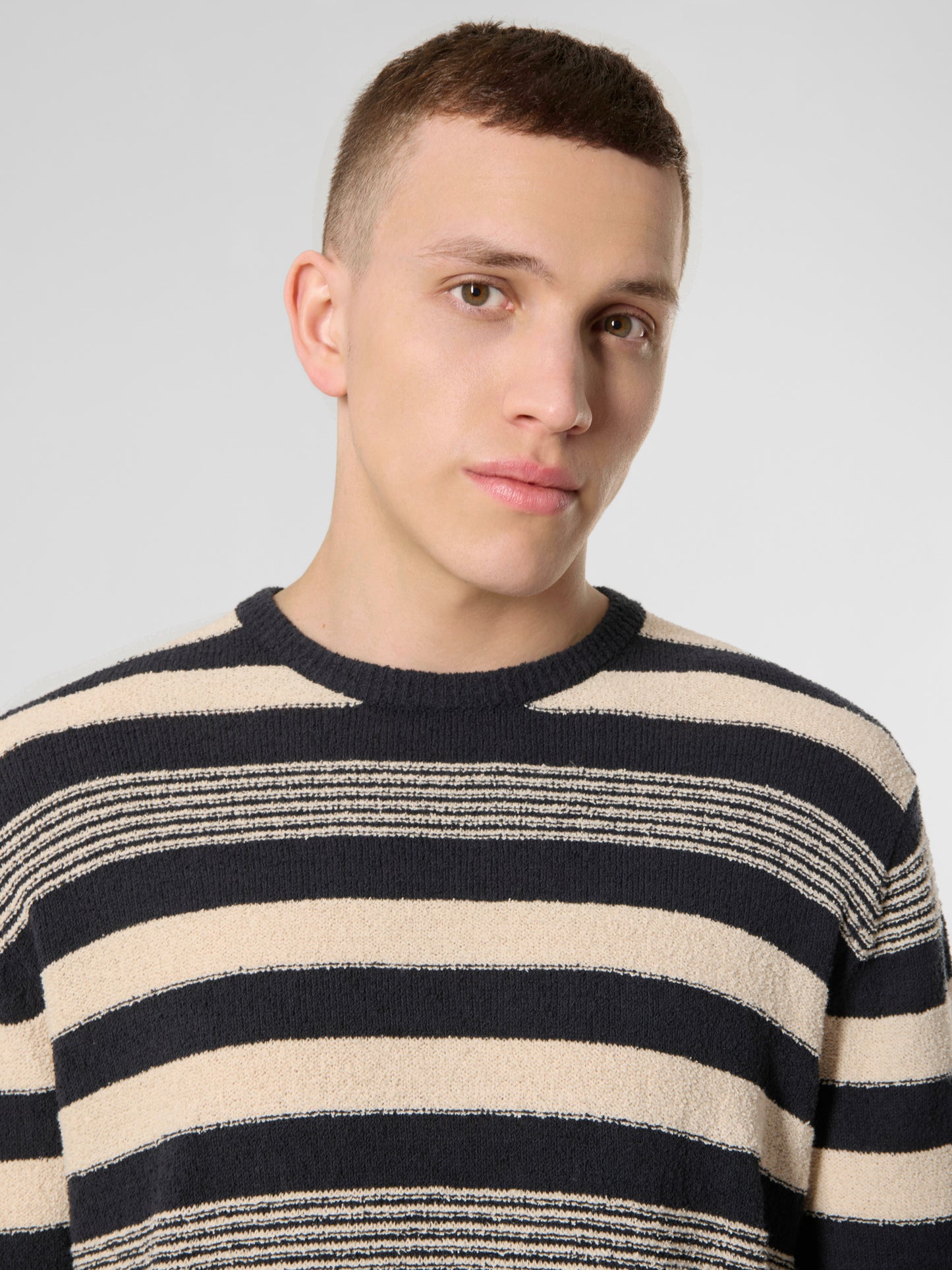 Bouclé sweater ANTWRP - Inkblue