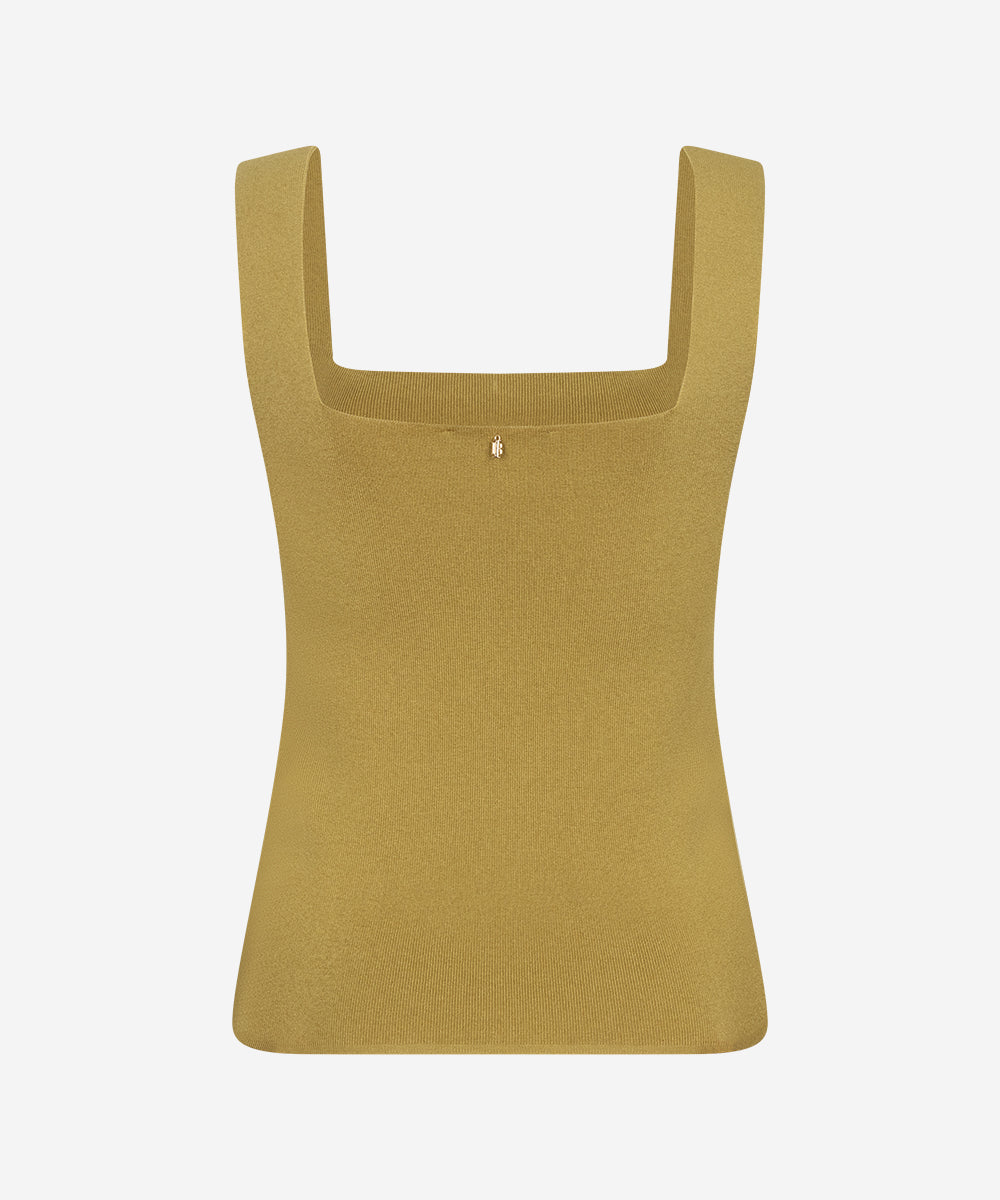 Kara top - Gold green