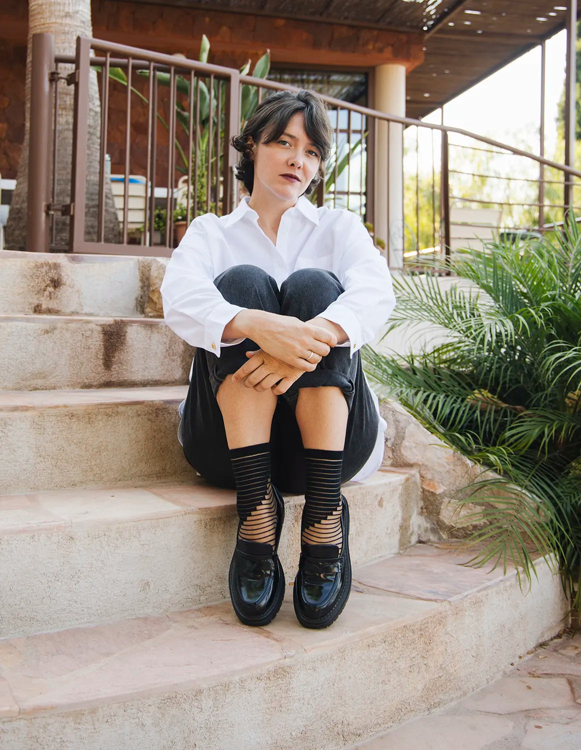 Shibuya socks - zwart