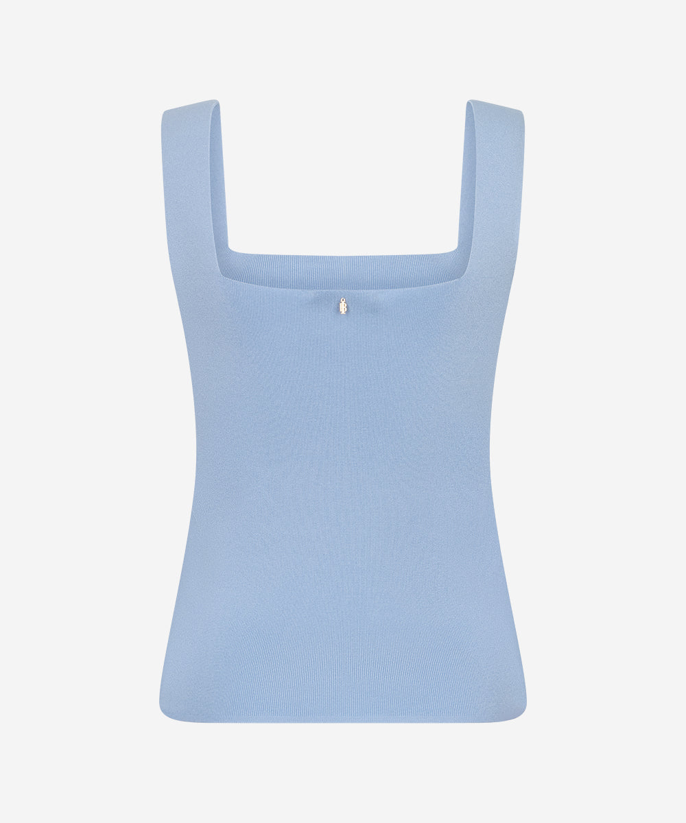 Kara top - Canal blue