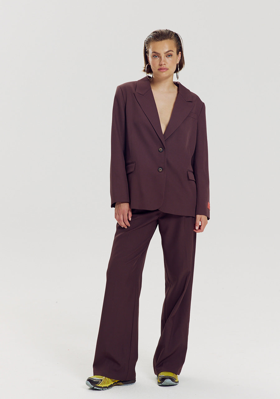 Anna blazer - aubergine