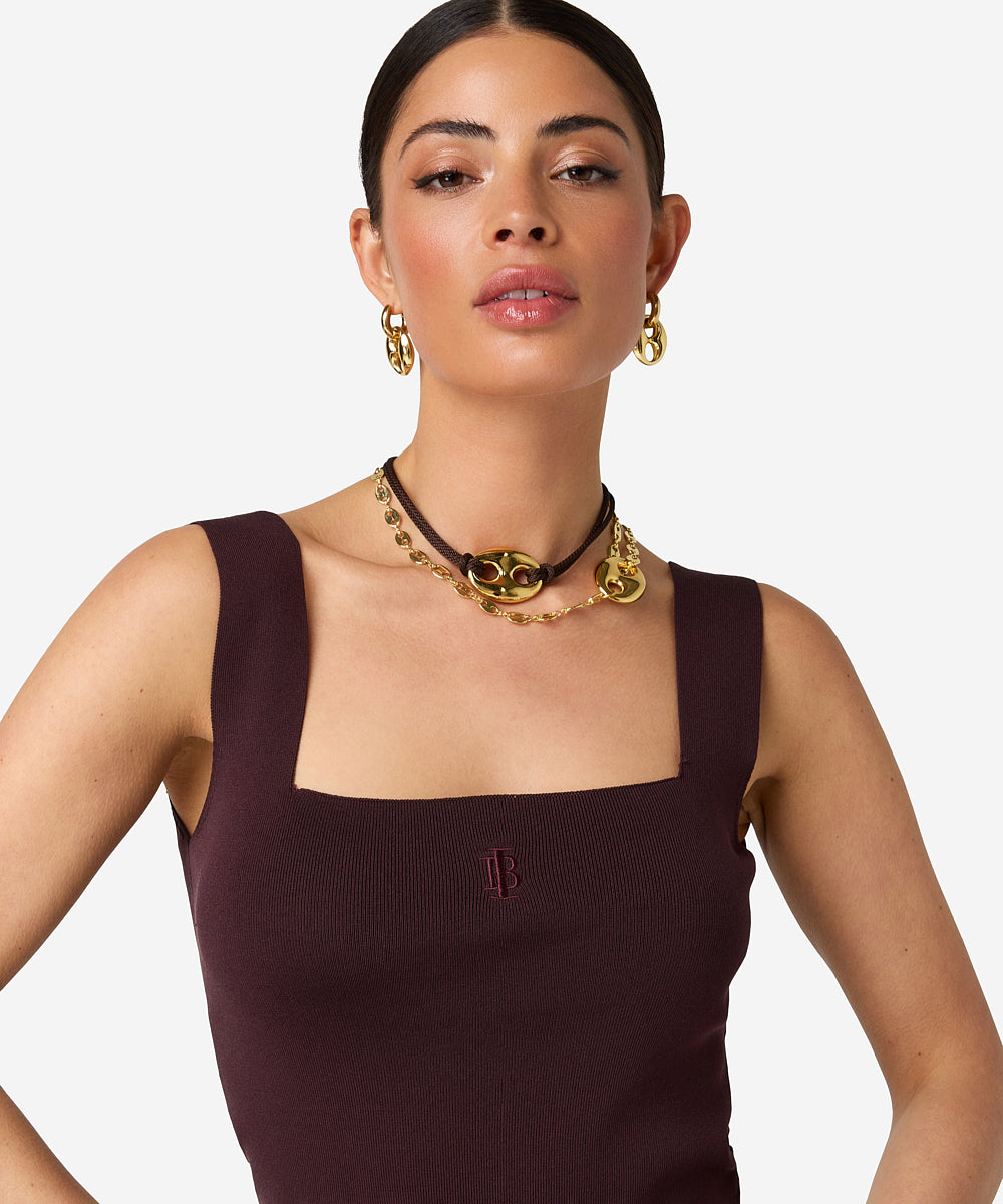 Kara top - Stone brown