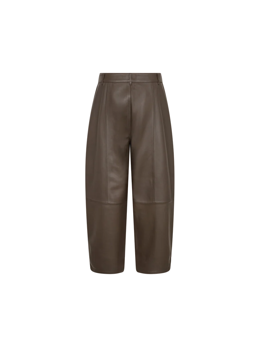 Barrel broek 100% leer