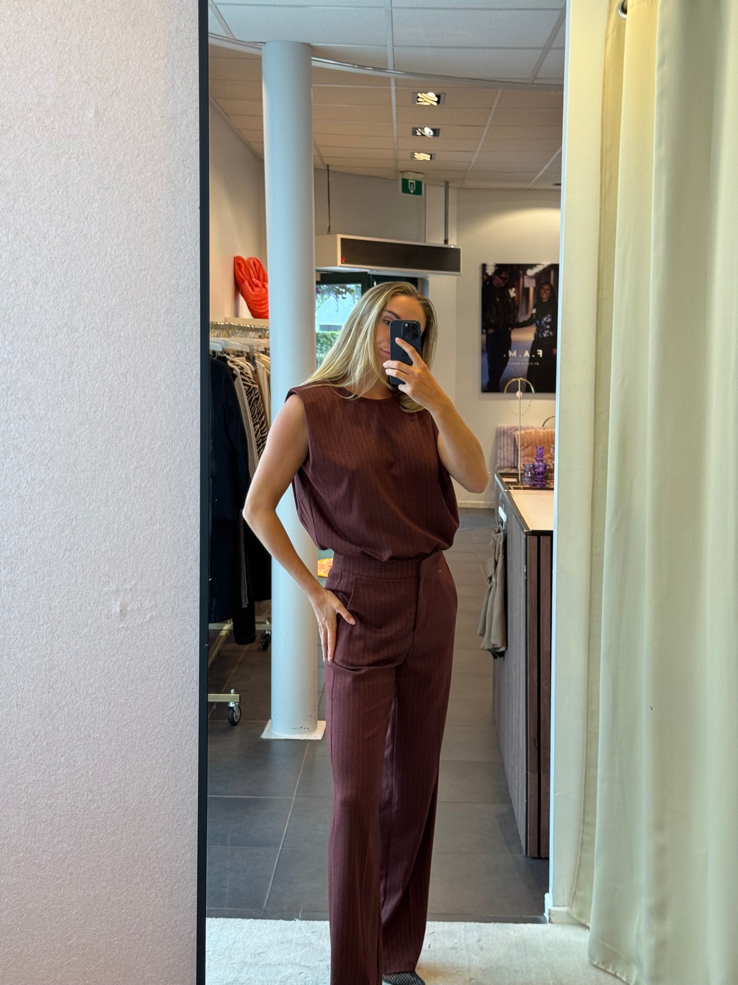 2-delige set | bordeau