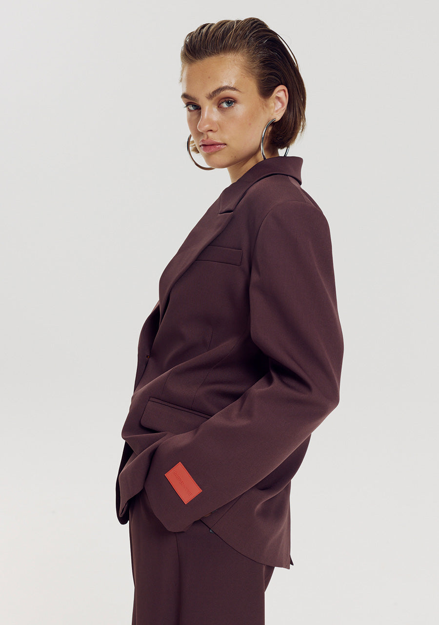 Anna blazer - aubergine