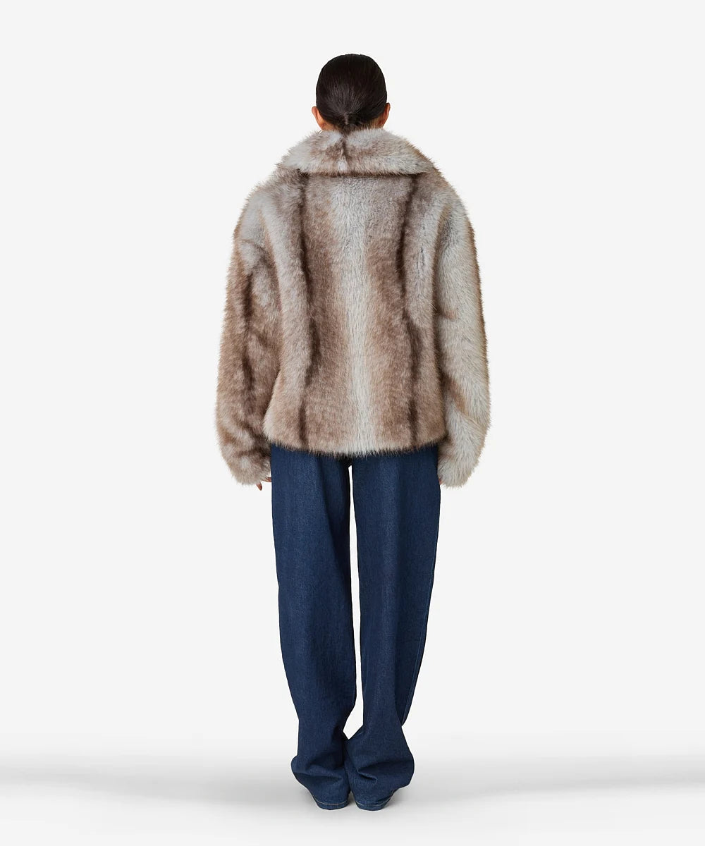 Carine faux fur coat