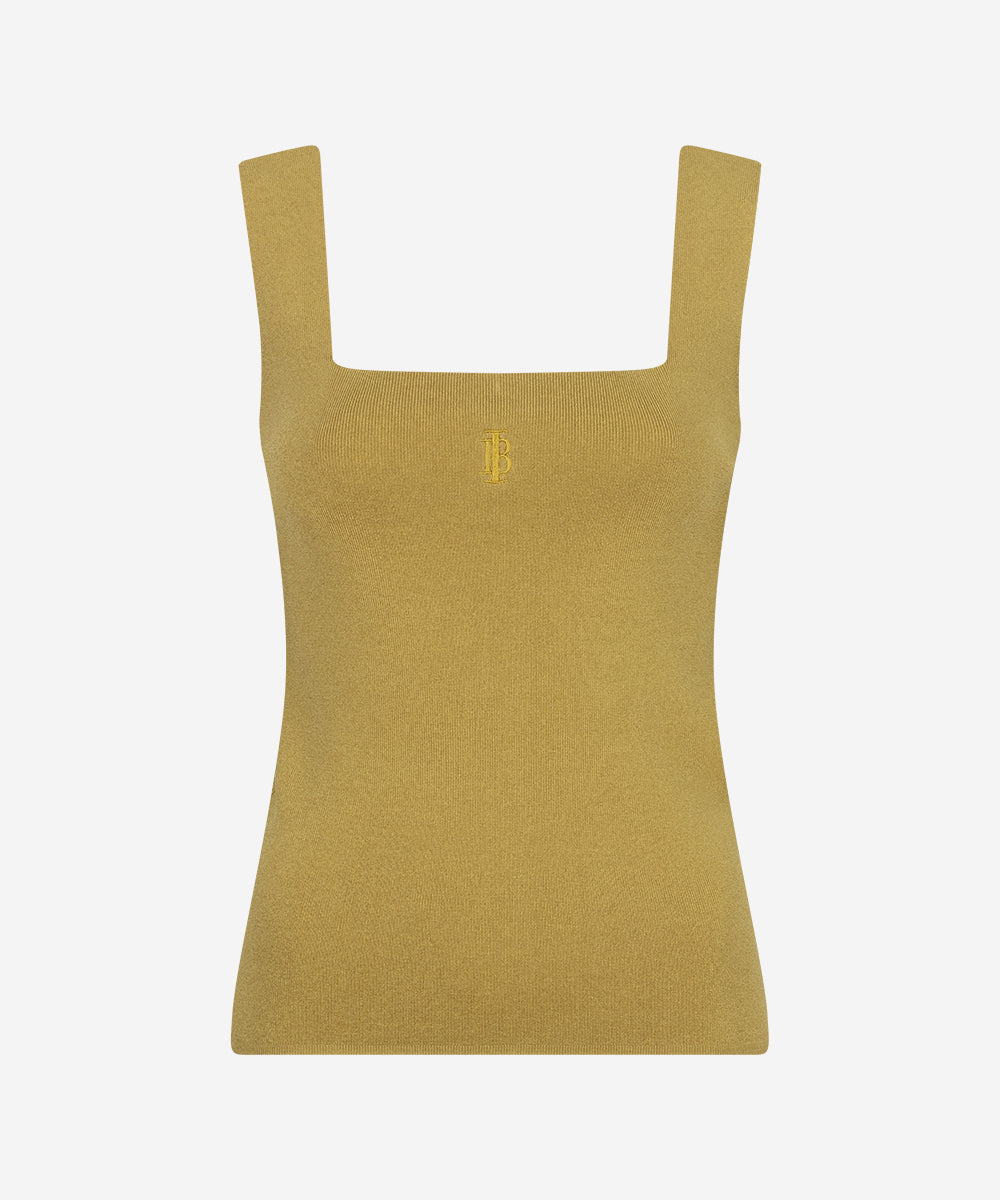Kara top - Gold green