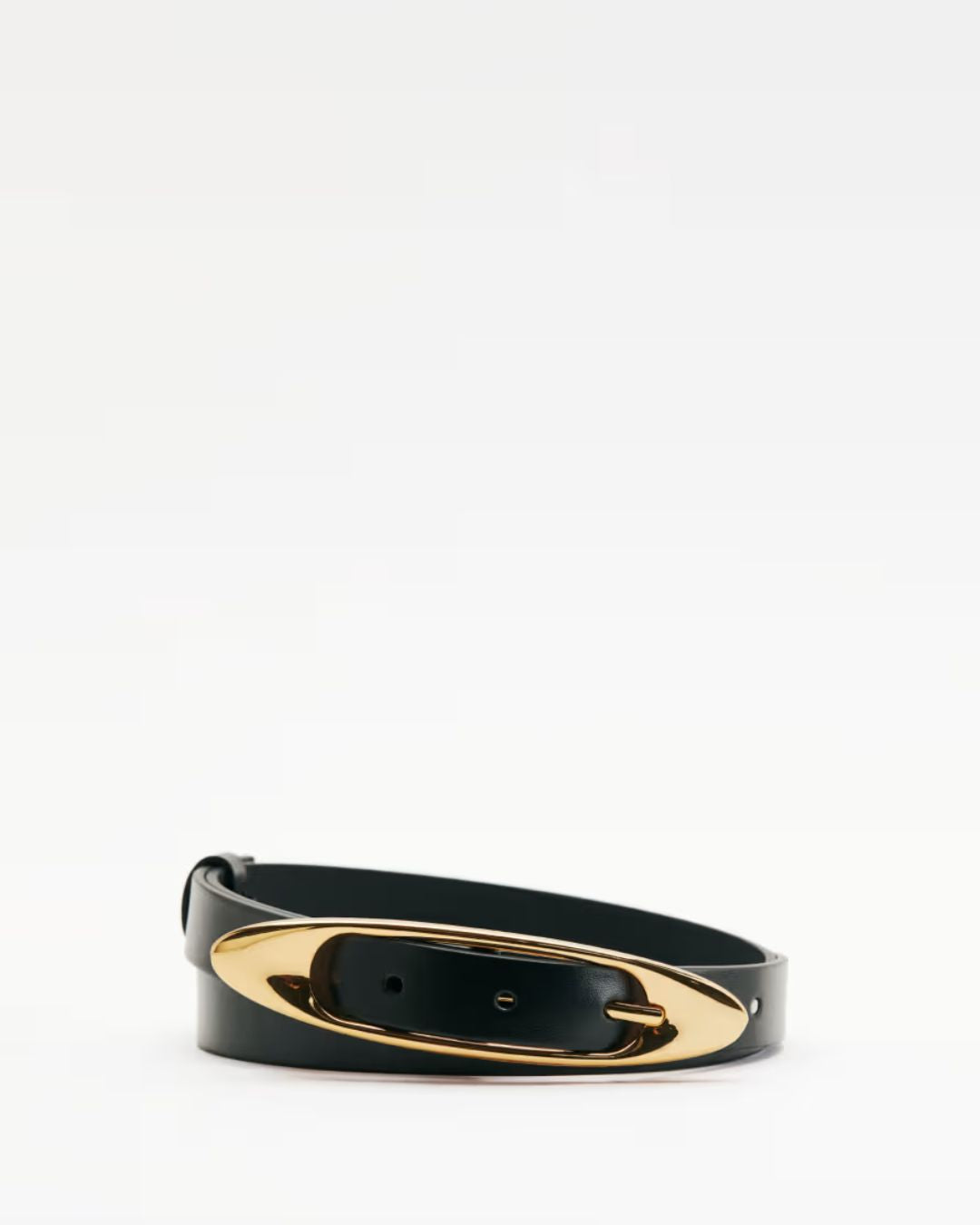 Buckle belt black - Patrizia Pepe