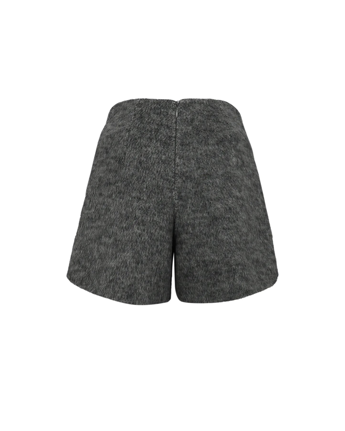 Short grijs melange