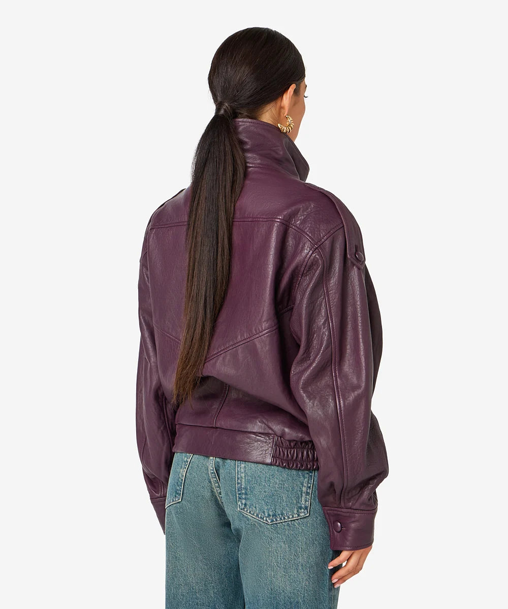 Jozine jacket aubergine