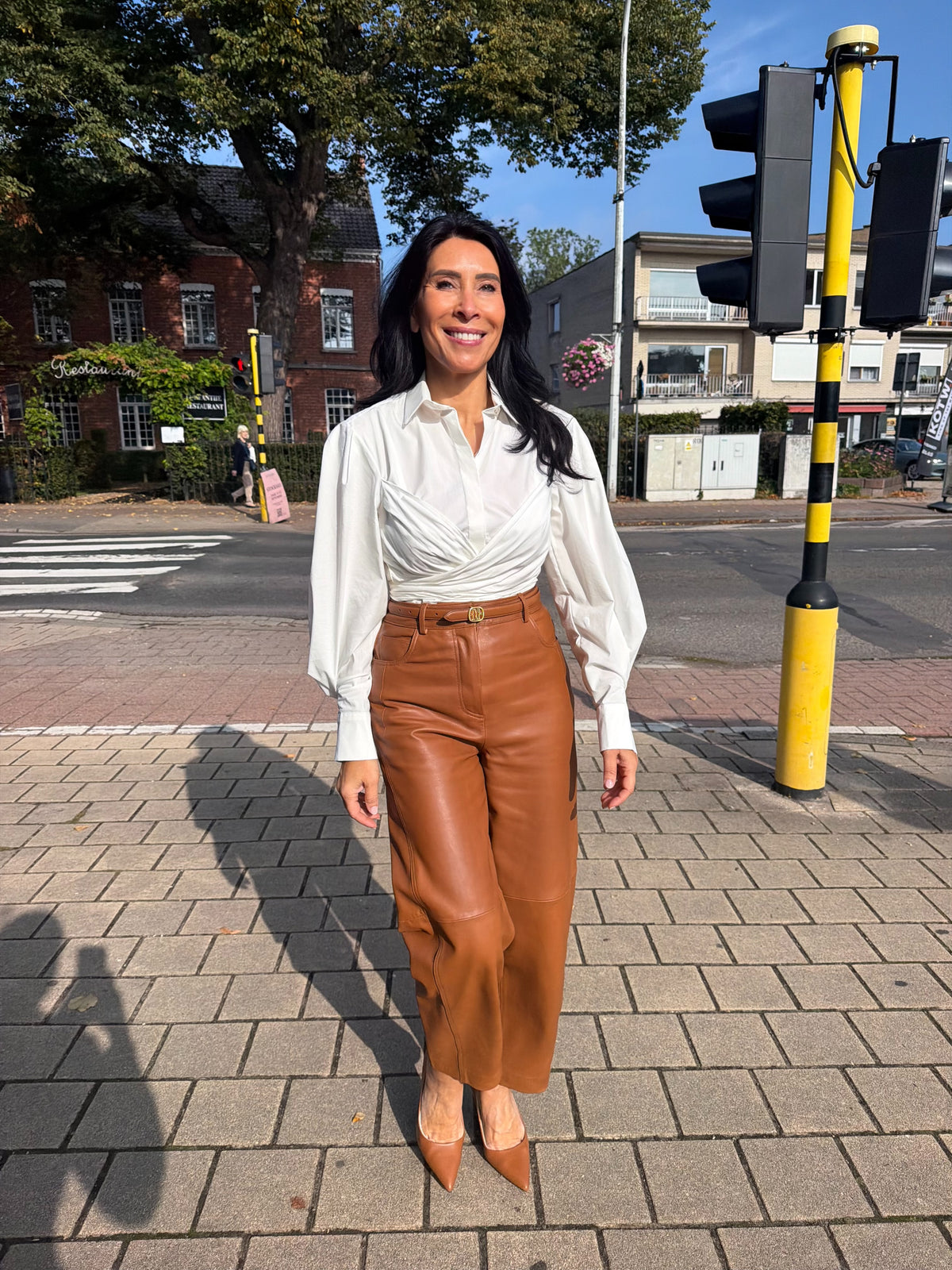 Parla balloon pants - camel