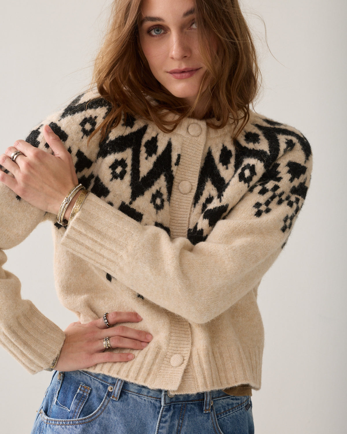Fair Isle cardigan
