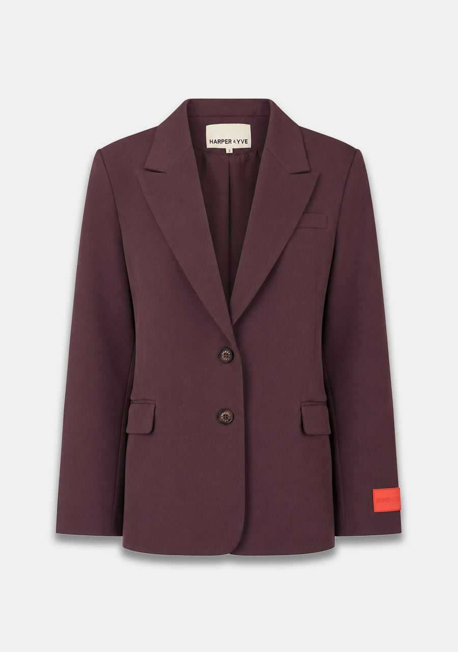 Anna blazer - aubergine