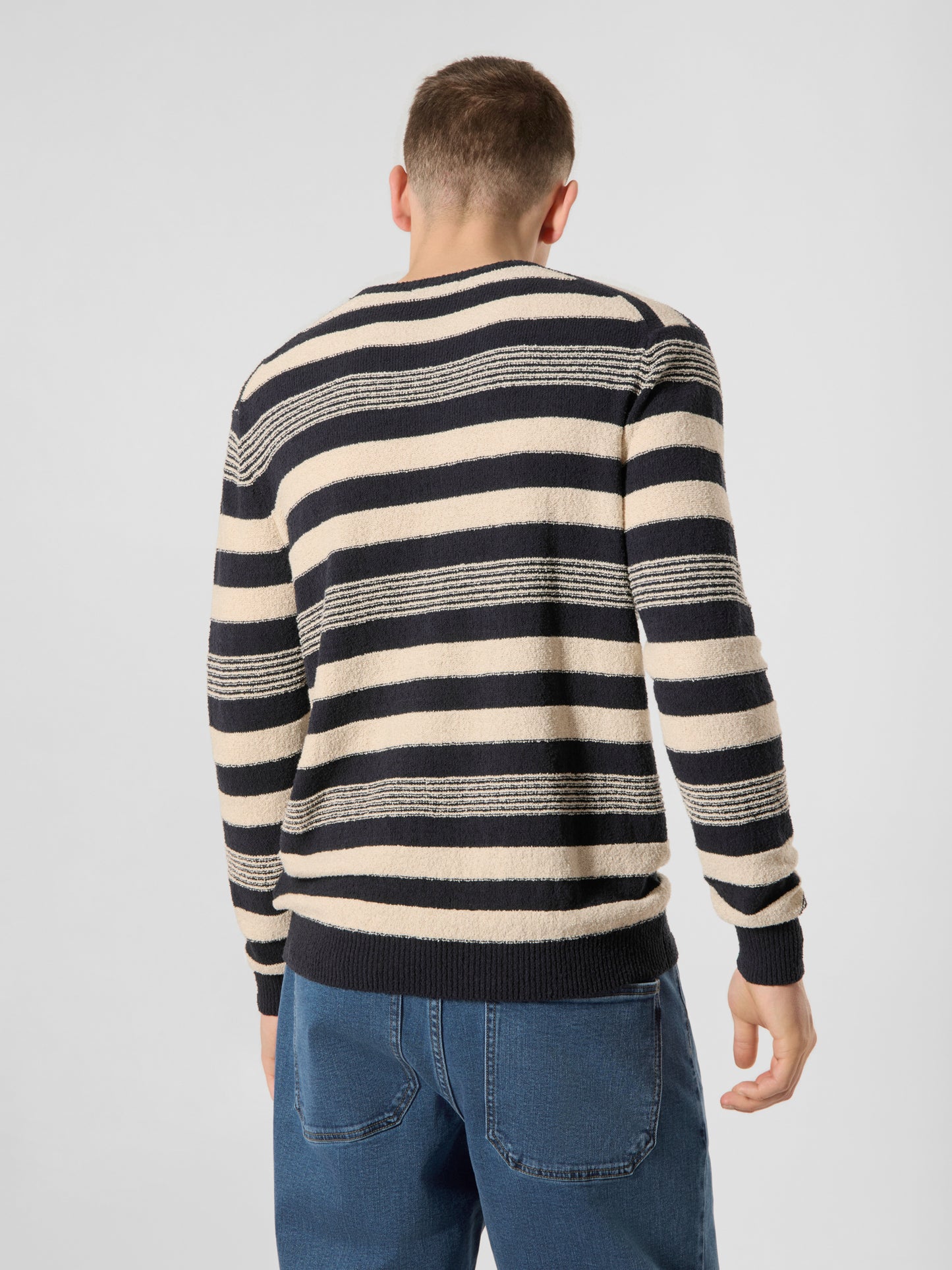 Bouclé sweater ANTWRP - Inkblue