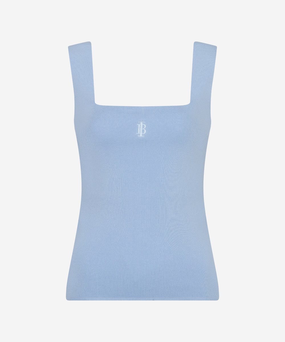 Kara top - Canal blue