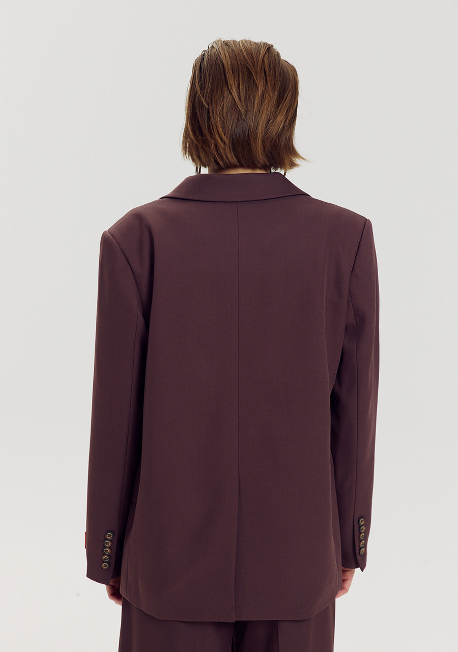 Anna blazer - aubergine