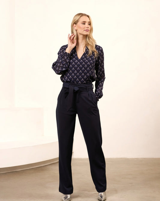 Audrey broek | marineblauw