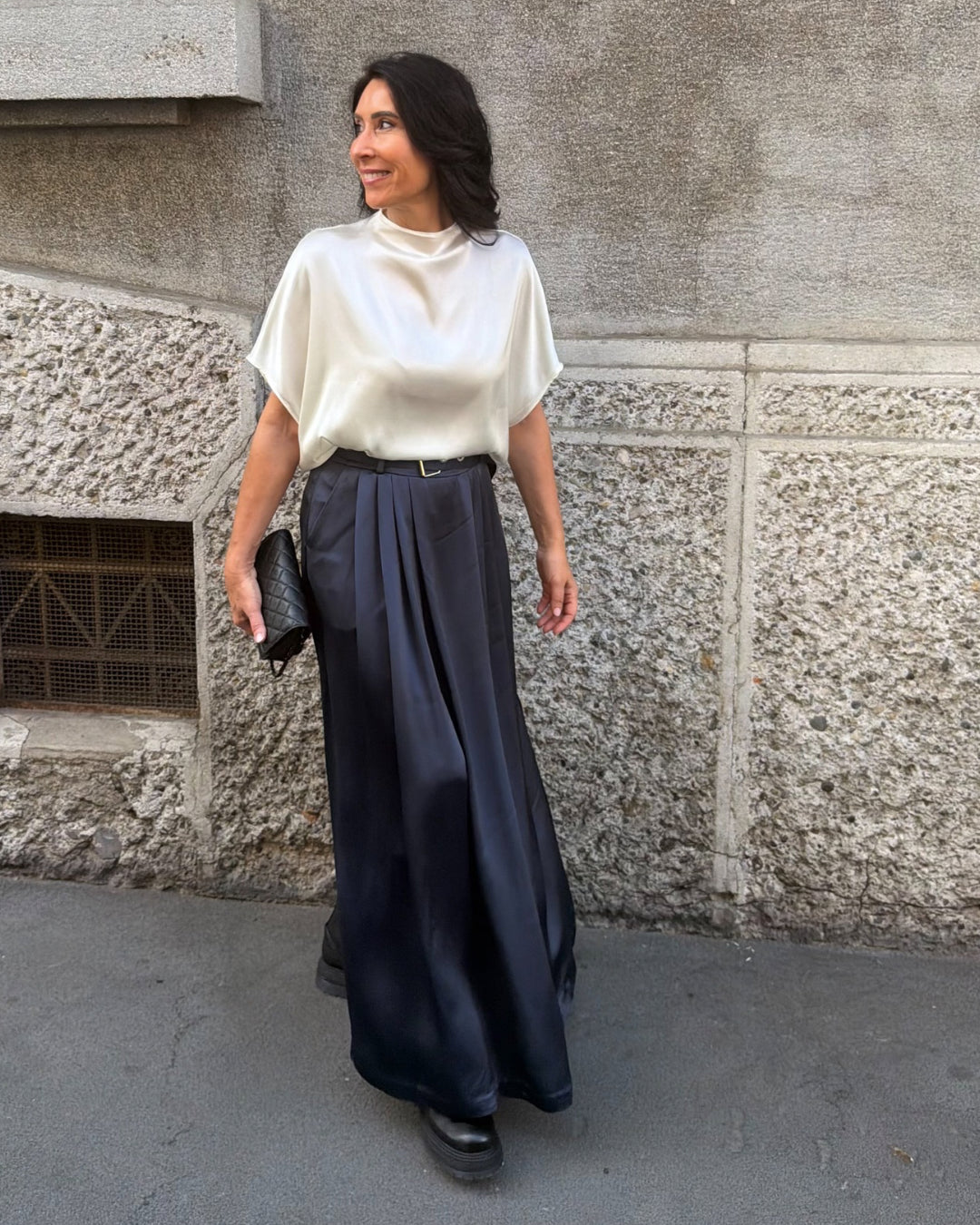 cape blouse 100% zijde