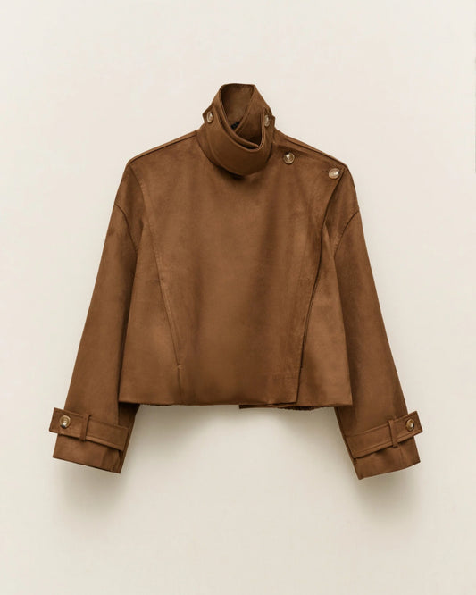 Jas in imitatiesuede