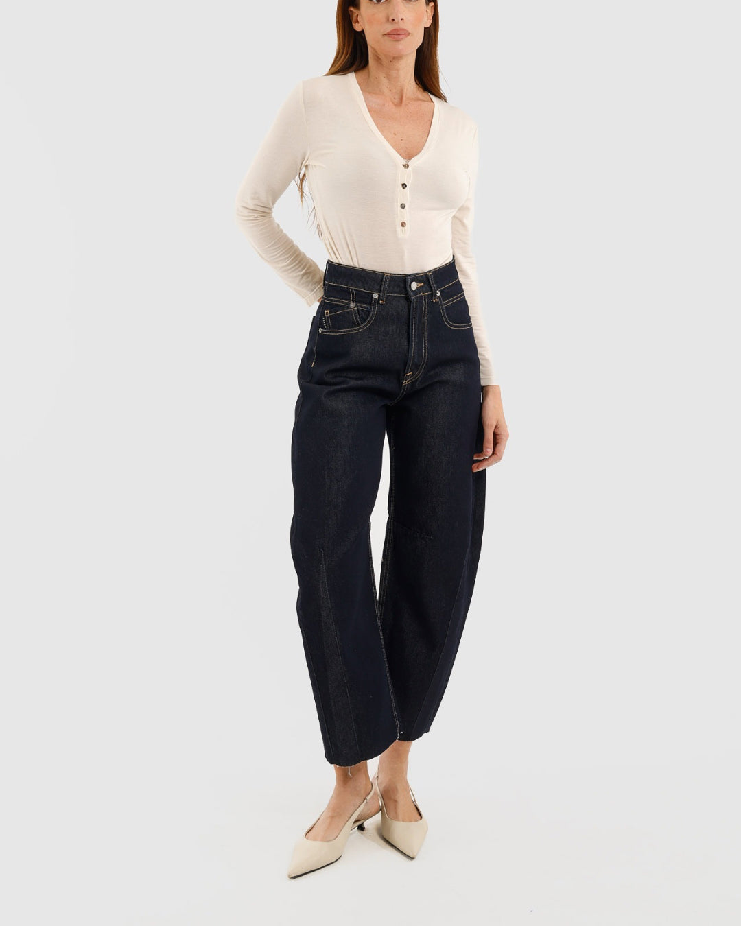 Barbara jeans | Indigo denim
