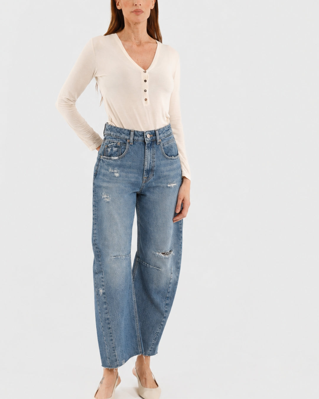 Barbara jeans | vintage blue destroyed