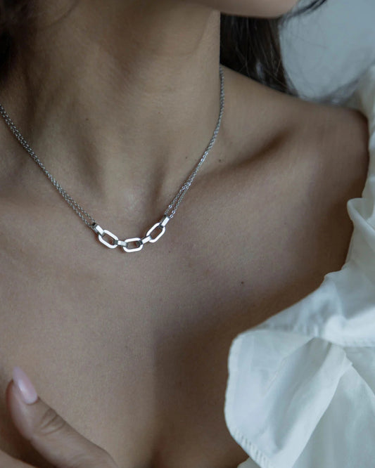 Ketting Leonie - zilver