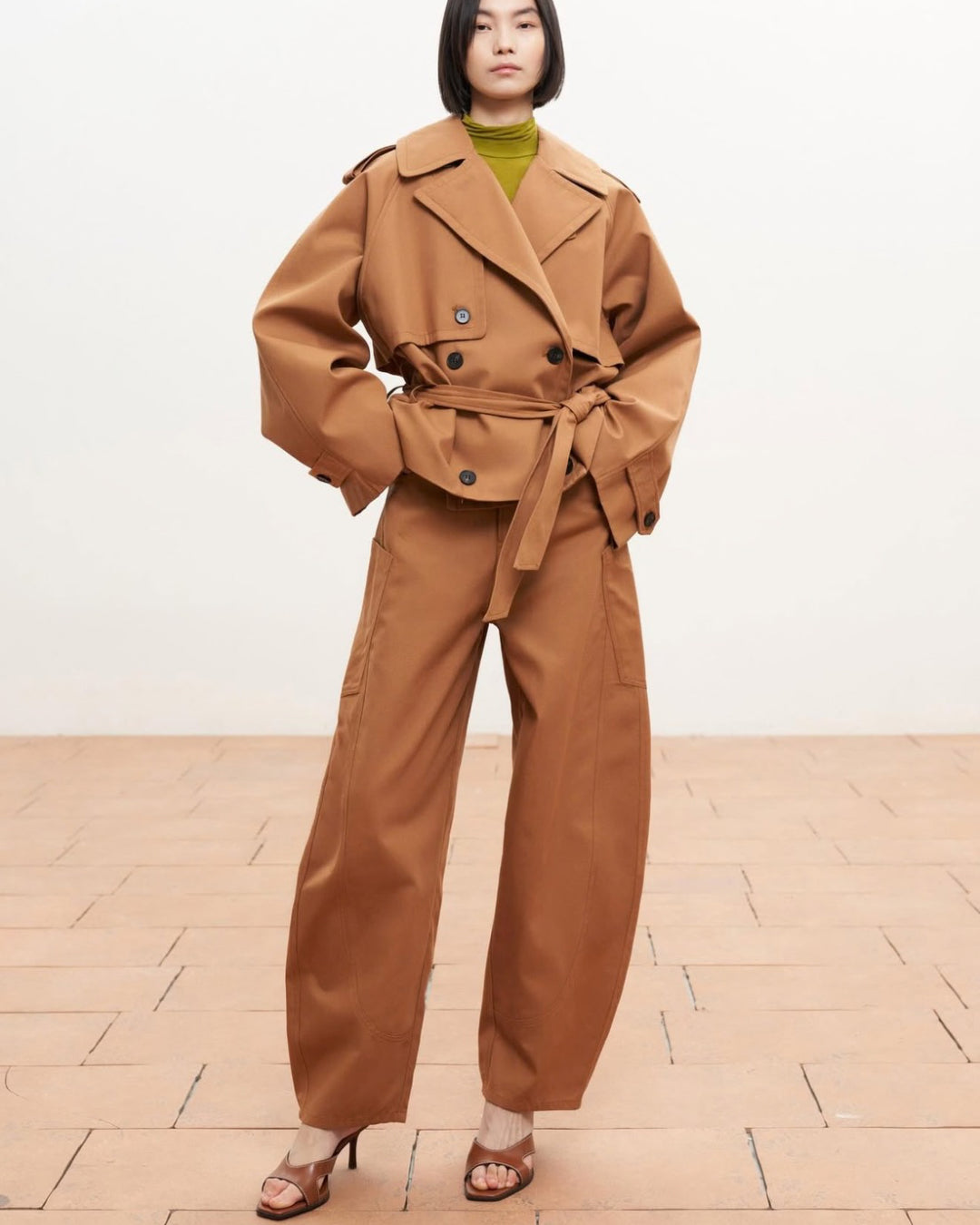 Balloon broek - camel