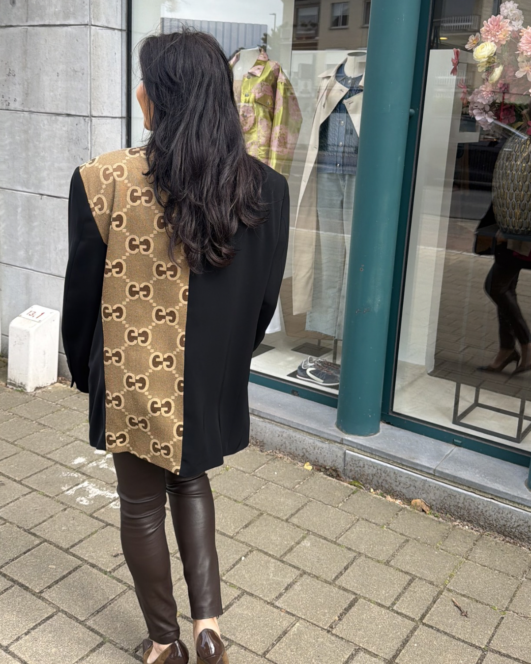 Statement blazer | Gucci zwart