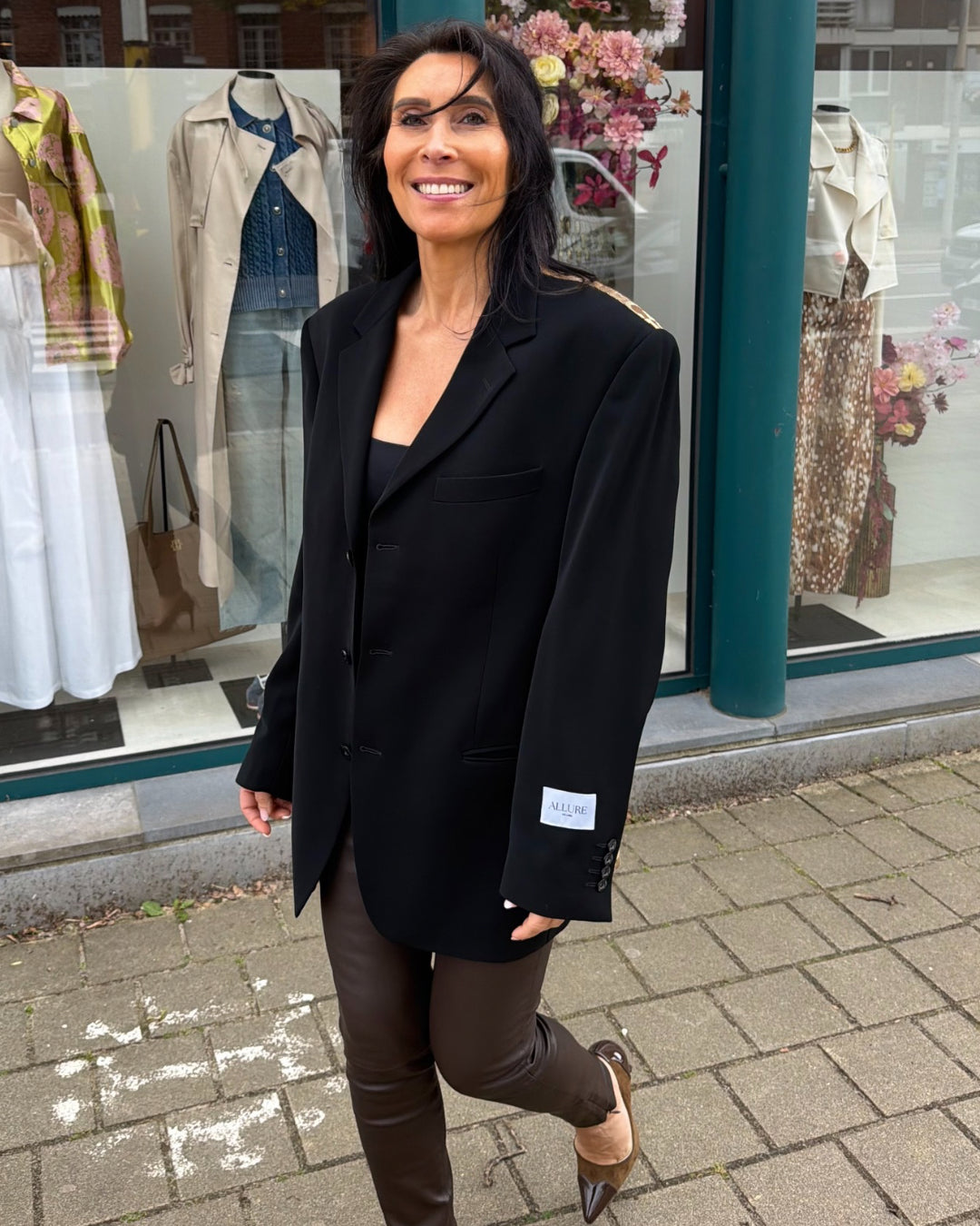 Statement blazer | Gucci zwart