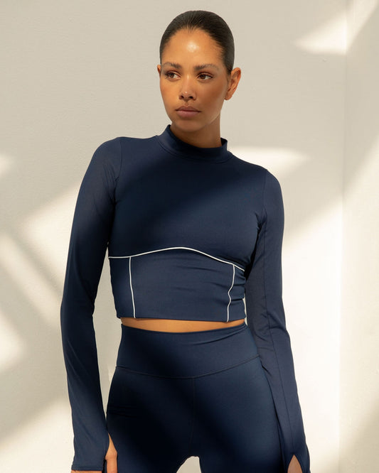 Demi top | navy