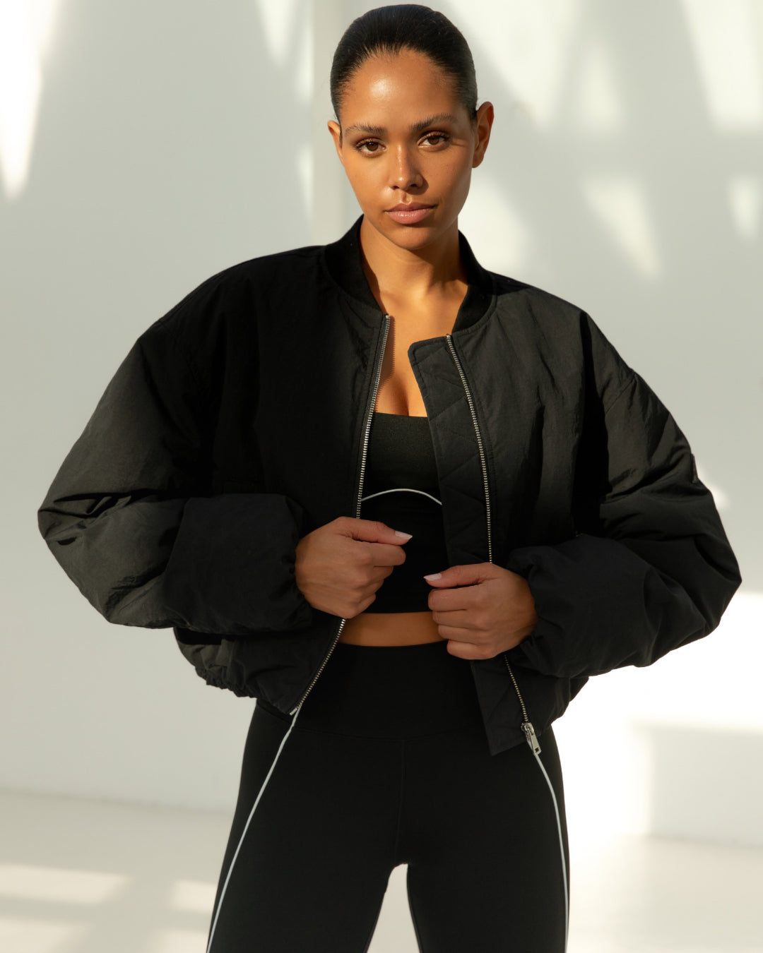 Lee bomberjacket - zwart