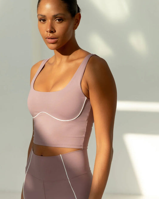Alma top - mauve