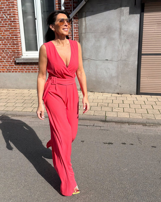 jumpsuit koraal